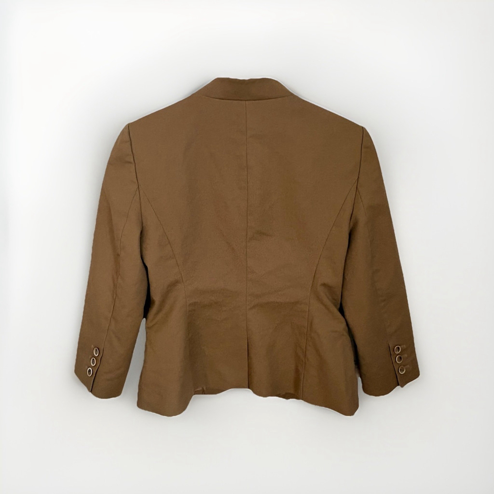 THE LIMITED Collection Y2K Early 2000s Blazer Tan Medium - Picture 4 of 10